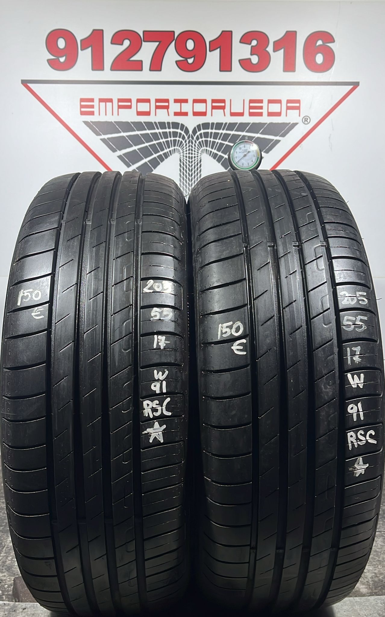 GOODYEAR EFFICIENTGRIP USADO RSC 205/55 R17 91 W